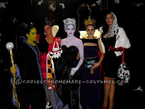 Fantastic Female Disney Villains Group Costume