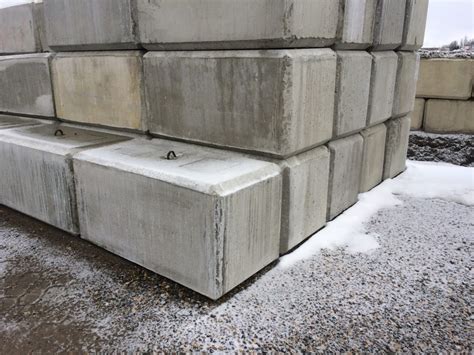 Precast Concrete Blocks & Barriers - Rivers Sand & Gravel