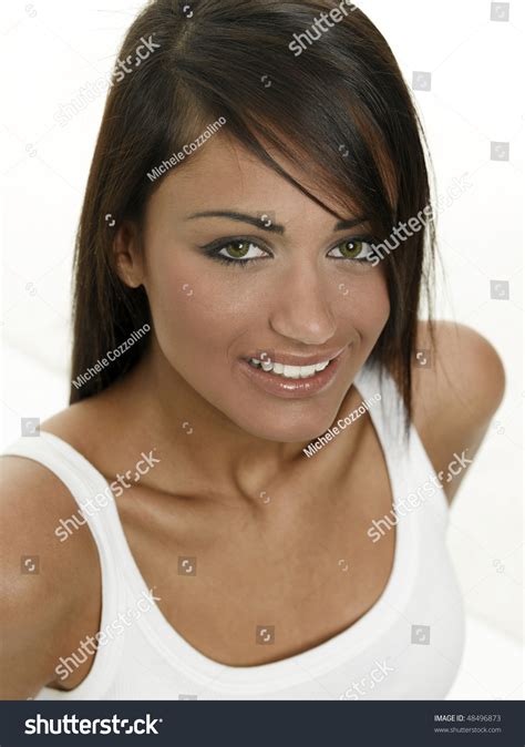 Beautiful Woman With A Very Confident, Freindly Smile. Stock Photo 48496873 : Shutterstock