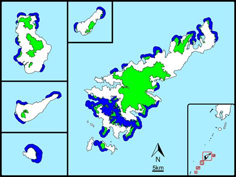 ملف:Map of Amami Gunto National Park.svg - المعرفة