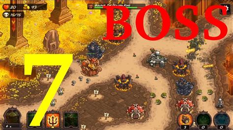 Kingdom Rush Vengeance Walkthrough Part 7 Bossfight | 3 Stars, Normal ...