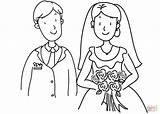 Bride And Groom coloring Page  Free Printable Coloring Pages sketch template