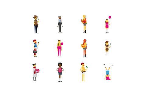 12 Free Vector Characters Free Download - Creativetacos