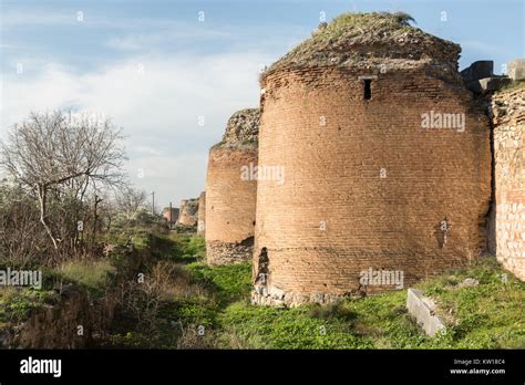 ruins of the historical city walls of Nicea, Iznik, Turkey Stock Photo - Alamy