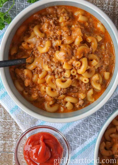 Cheeseburger Macaroni Recipe | Girl Heart Food®