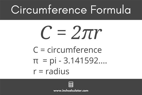 Circumference To Diameter Formula