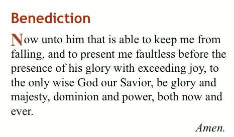 Benediction | Benediction, Prayers, Savior