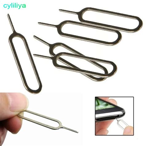 10000pcs Sim Card Ejector Tool Sim Card Tray Eject Pin Key Tool For iPhone 4 4s 5g 5c 5s 6 6s 7 ...