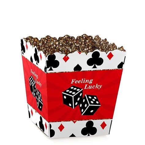 Amazon.com: Las Vegas - Party Mini Favor Boxes - Casino Party Treat ...