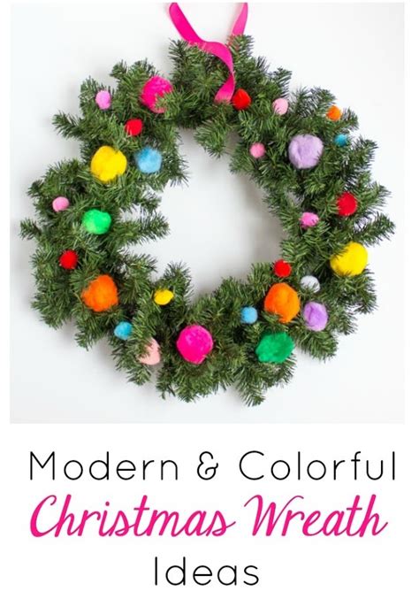 12 Modern Christmas Wreath Ideas - Design Improvised