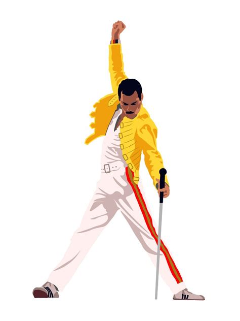 Freddie Mercury Vector at Vectorified.com | Collection of Freddie ...