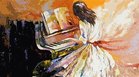 Women Playing Piano Digital Art by Unknown | Fine Art America