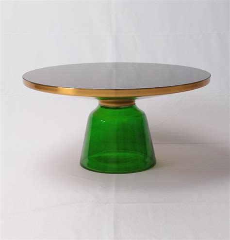 Karin - Hand-Blown Glass Coffee Table | Gold coffee table, Glass coffee ...