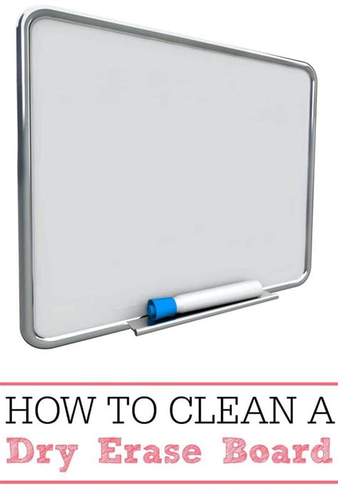 How To Clean A Dry Erase Board | Clean dry erase board, Dry erase board, Dry erase