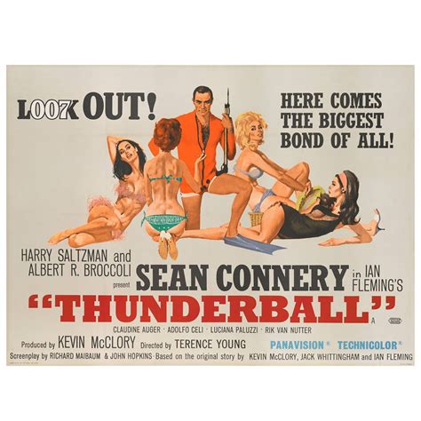 "Thunderball" Original British Film Poster at 1stDibs