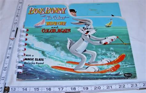 LOONEY TUNES BUGS Bunny Cartoon Coloring And Magic Slate Book $19.99 - PicClick
