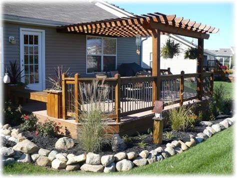 Deck with pergola | The land(scape) that I love | Pinterest | Deck pergola, Fisher and Decks