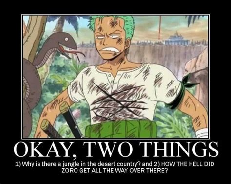 Oh, Zoro, how do you get so lost? XD One Piece Meme, One Piece Funny, Zoro One Piece, One Piece ...