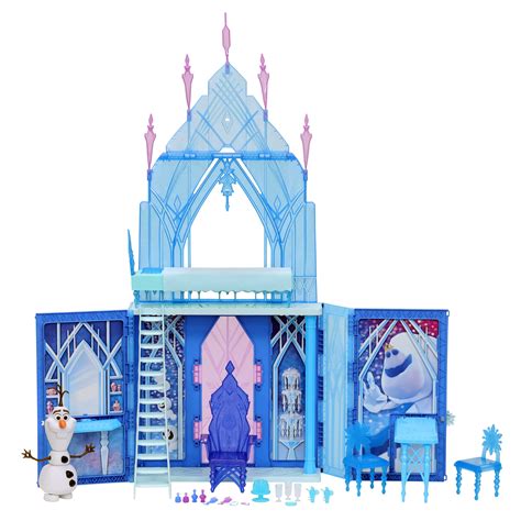 Buy FrozenDisney's 2 Elsa's Fold and Go Ice Palace, Castle Playset, Toy for Kids Ages 3 and Up ...