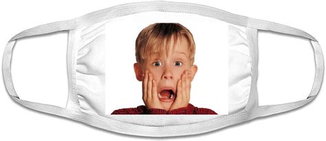 Macaulay Culkin Mask | Macaulay Culkin Face Mask | Adult Double Ply Soft Cotton