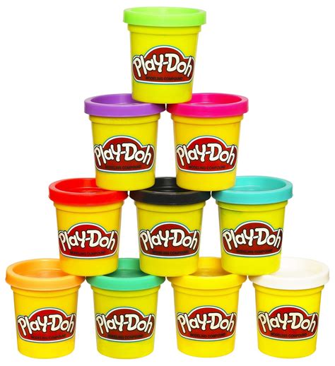 Play-Doh Modeling Compound 10-Pack Case of Colors, Non-Toxic, Assorted, 2 oz. Cans, Ages 2 and ...