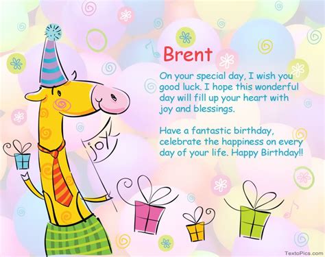 Happy Birthday Brent pictures congratulations.