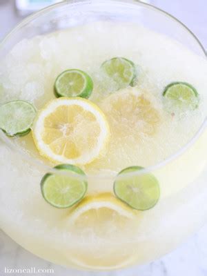 Lemon Lime Slush Party Punch