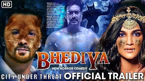 Bhediya Movie Official Trailer Ajay Devgan l Varun Dhawan l Kriti Sanon l Releasing date.. - YouTube