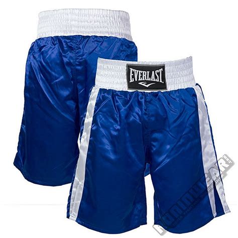 Pantalones de Boxeo Everlast Boxing Trunks Azul - RoninWear