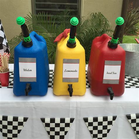 Race Car Themed Party Food