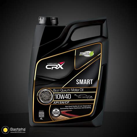 motor oil label design