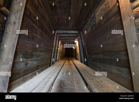 View of a mine shaft Stock Photo - Alamy