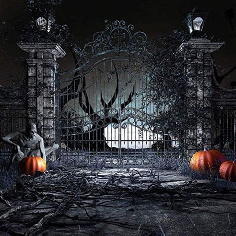 Halloween night background dry branches and skull for sale - whosedrop