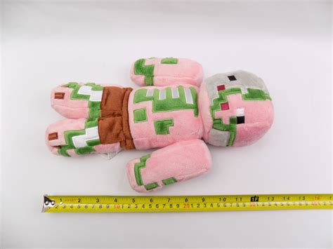 Like New Minecraft Zombie Pigman Plush Toy 30cm - Starboard Games