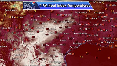 4PM Heat index Temperatures 117° in McAllen 115° in Harlingen 113° in ...