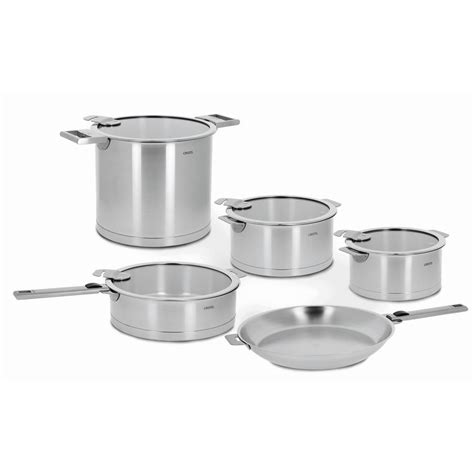 Cristel Strate 13-Piece Stainless Cookware Set with Lids-STQL13KSAS - The Home Depot