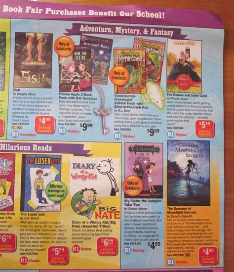 Summer Friend: Scholastic Book Fair, page 3--MY BOOK!