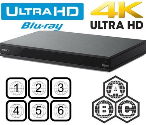 Sony UBP-X800 Ultra HD 4K Blu-ray Player Region Code Free PAL NTSC