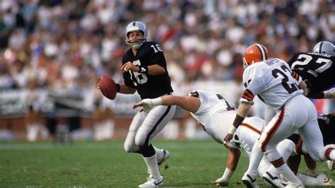 Oakland Raiders all-time franchise quarterbacks ranked in the top-10