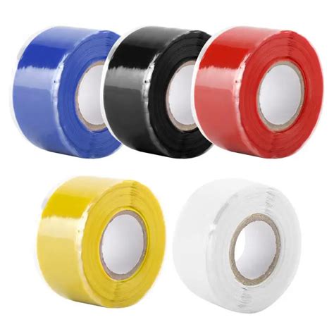 Multicolor Self Fusing Silicone Tape Rubber Electrical Tapes Waterproof ...