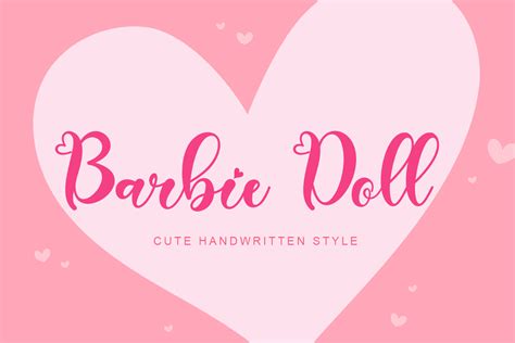 Barbie Doll Font | Yoga Letter | FontSpace