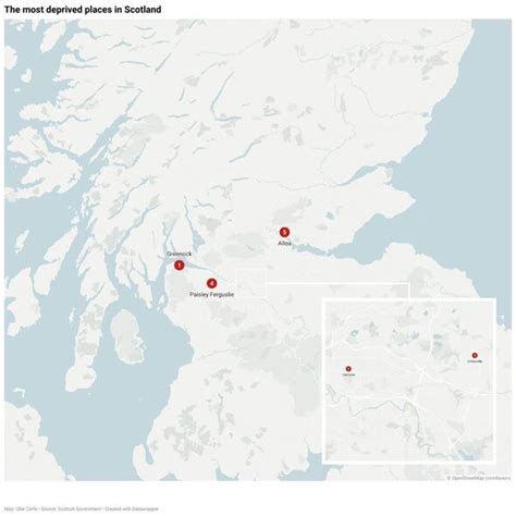 Mapped: The places in each UK nation where life is hardest | UK | News | Express.co.uk