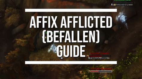 Affix AFFLICTED (BEFALLEN) Guide | Doctorio - YouTube