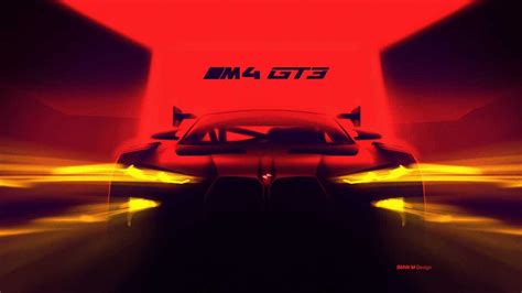 BMW M4 GT3 Teaser Confirms Big Grille, 500 HP For Production Model