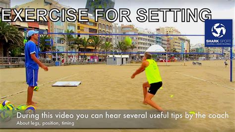 Beach Volleyball setting - tips - training exercise / drill. Great tips. Voley Playa ejercicio ...