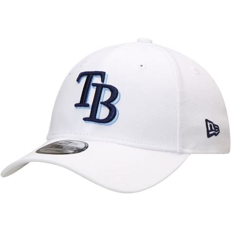 Men's Tampa Bay Rays New Era White League 9FORTY Adjustable Hat