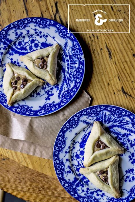 Peanut Butter and Chocolate Chip Hamantaschen | Recipe | Peanut butter ...