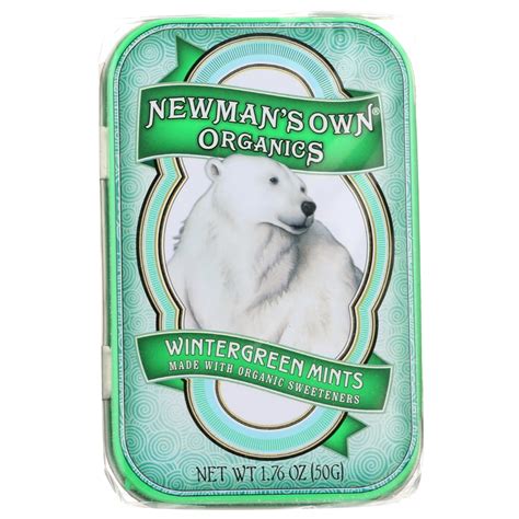 Newman'S Own Organics Mints Organic Wintergreen, 1.65 Oz - Walmart.com - Walmart.com