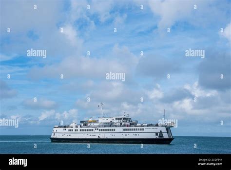 The ferry to Woods Hole is coming into the ferry terminal in Oak Bluffs ...