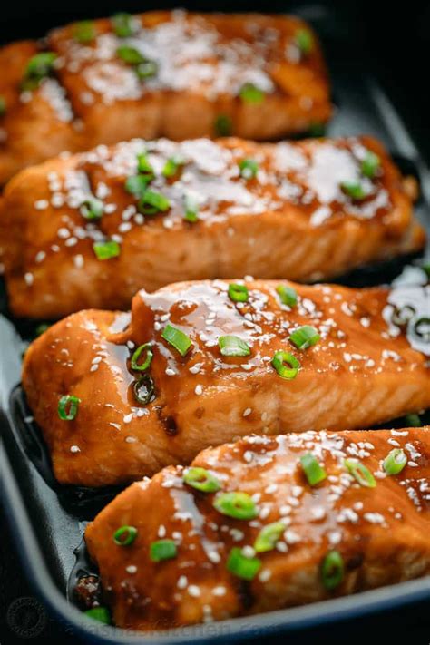 Teriyaki Salmon Recipe - NatashasKitchen.com